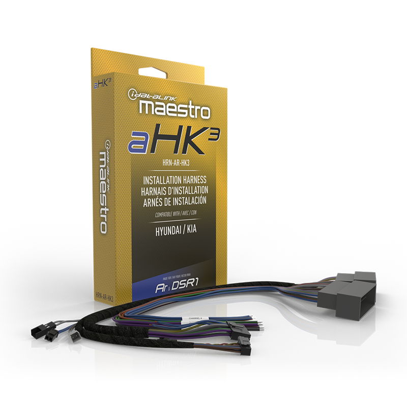 iDatalink Maestro HRN-AR-HK3 Amplifier/DSP T-Harness for Select Amplified Hyundai & Kia Vehicles