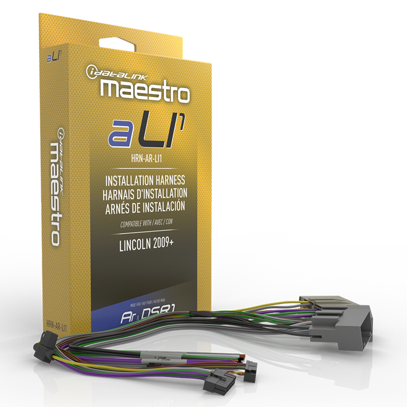 iDatalink Maestro HRN-AR-LI1 Amplifier Replacement T-Harness for Select Lincoln Vehicles