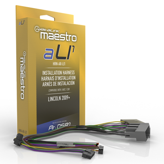 iDatalink Maestro HRN-AR-LI1 Amplifier Replacement T-Harness for Select Lincoln Vehicles