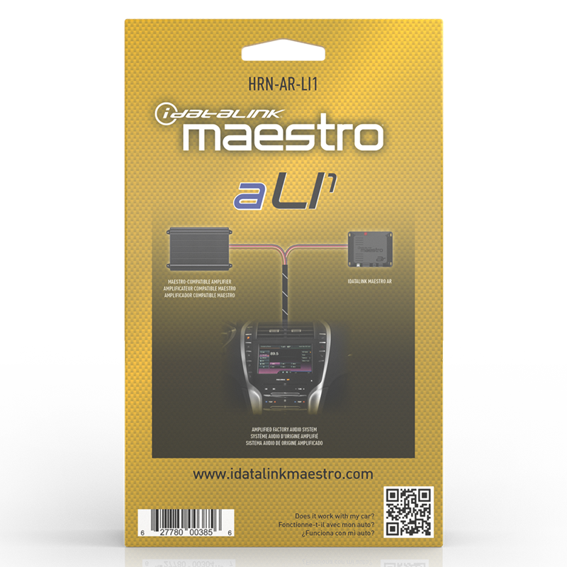 iDatalink Maestro HRN-AR-LI1 Amplifier Replacement T-Harness for Select Lincoln Vehicles - image 2
