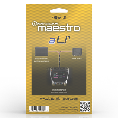 iDatalink Maestro HRN-AR-LI1 Amplifier Replacement T-Harness for Select Lincoln Vehicles - image 2