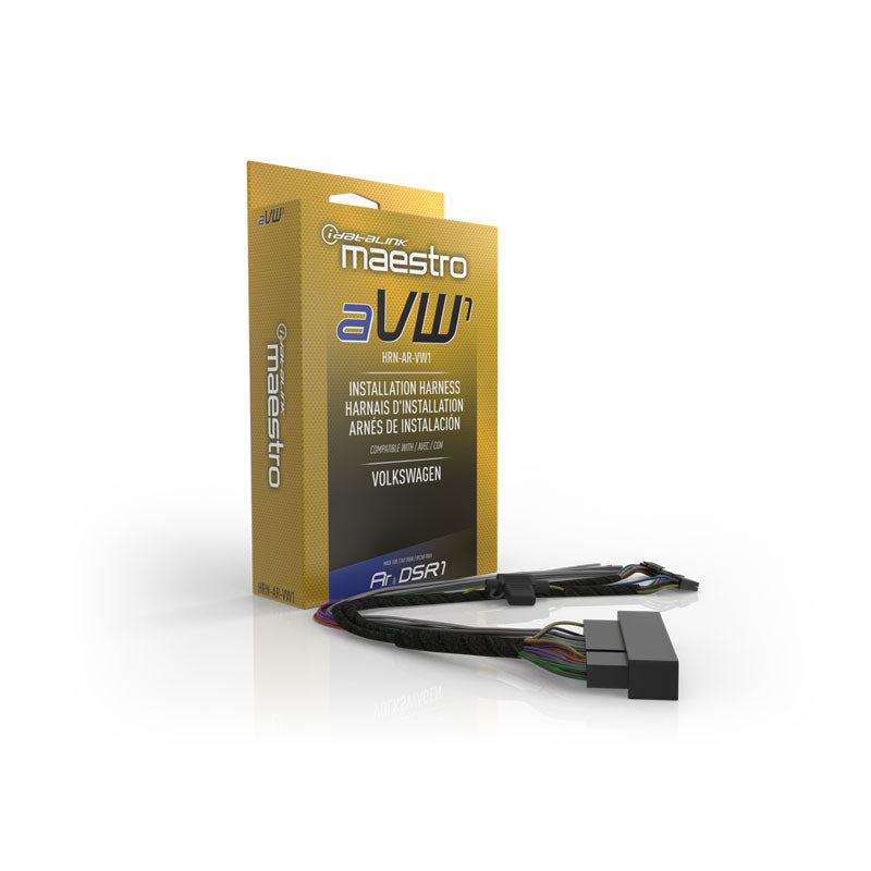 iDatalink Maestro HRN-AR-VW1 Amplifier Replacement T-Harness for Select Volkswagen Vehicles