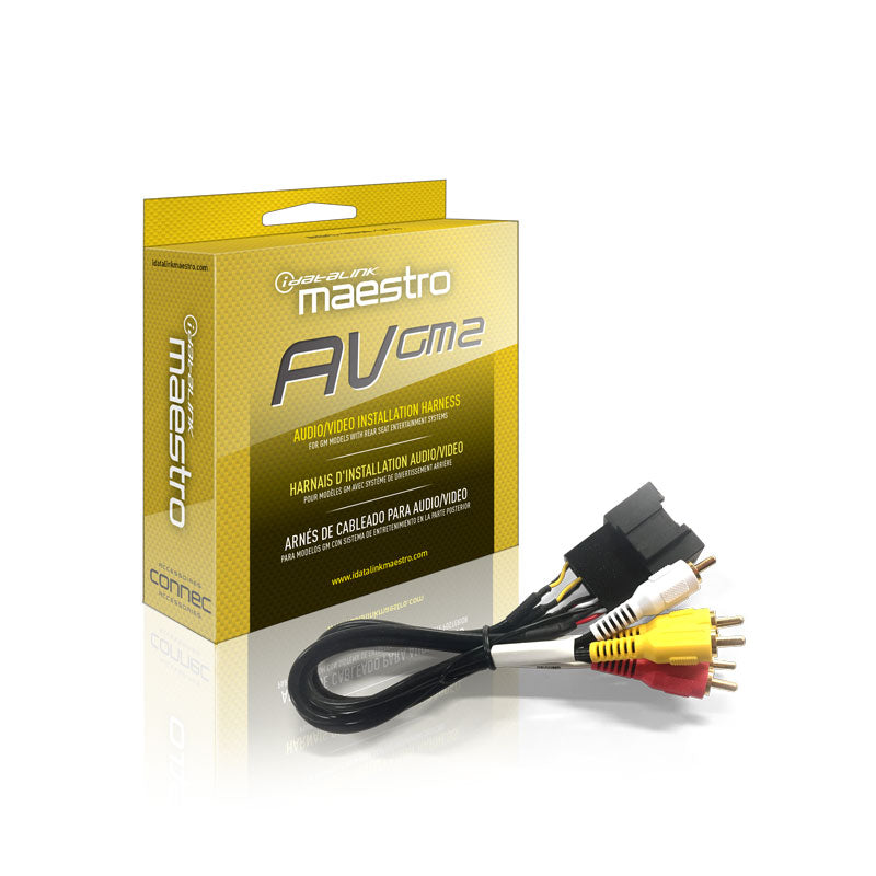 iDatalink Maestro HRN-AV-GM2 Rear-Seat Entertainment Retention Harness for Select 2012-2014 GM