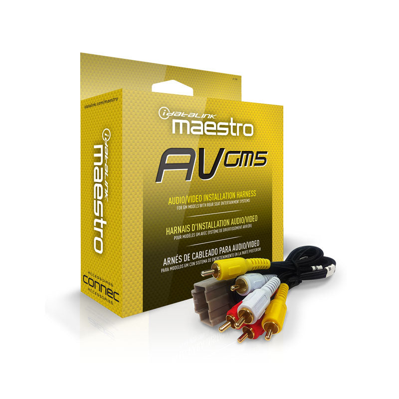iDatalink Maestro HRN-AV-GM5 Rear-Seat Entertainment Retention Harness for Select GM Vehicles