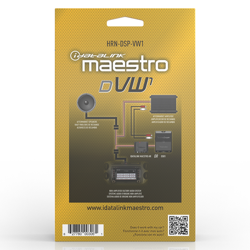 iDatalink Maestro HRN-DSP-VW1 DSP/Amplifier T-Harness for Select Non-Amplified Volkswagen Vehicles - image 2
