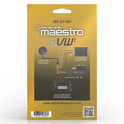 iDatalink Maestro HRN-DSP-VW1 DSP/Amplifier T-Harness for Select Non-Amplified Volkswagen Vehicles - image 2