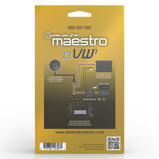 iDatalink Maestro HRN-DSP-VW1 DSP/Amplifier T-Harness for Select Non-Amplified Volkswagen Vehicles - image 2