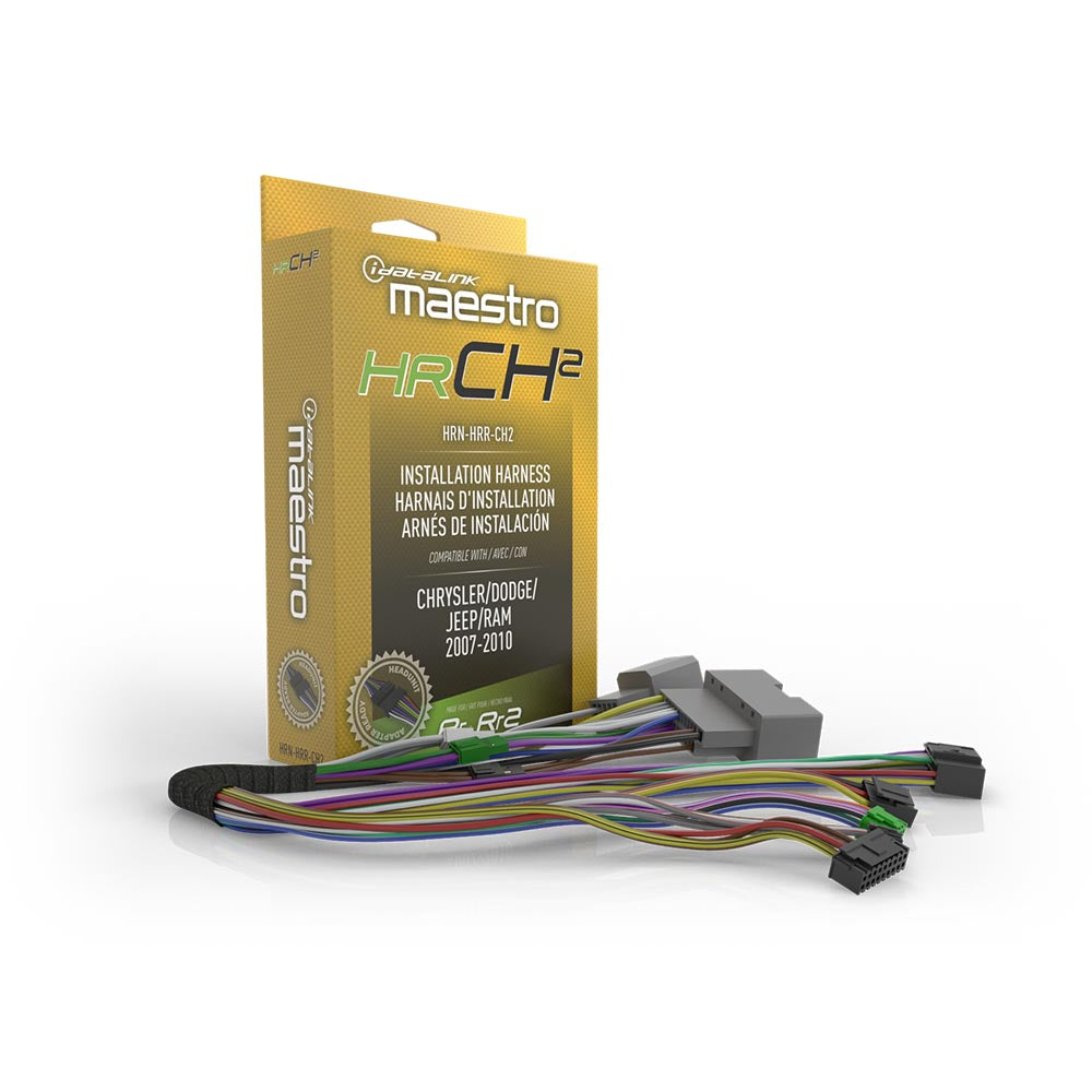 iDatalink Maestro HRN-HRR-CH2 Radio Replacement T-Harness for Select Chrysler, Dodge & Jeep