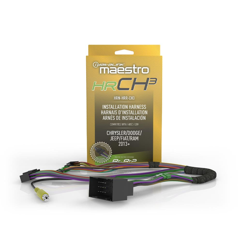 iDatalink Maestro HRN-HRR-CH3 Radio Replacement T-Harness for Select 2013-Up Chrysler, Dodge & Jeep