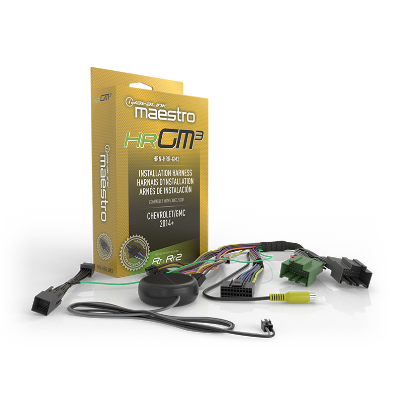iDatalink Maestro HRN-HRR-GM3 Radio Replacement T-Harness with Chime Speaker for Select GM Vehicles