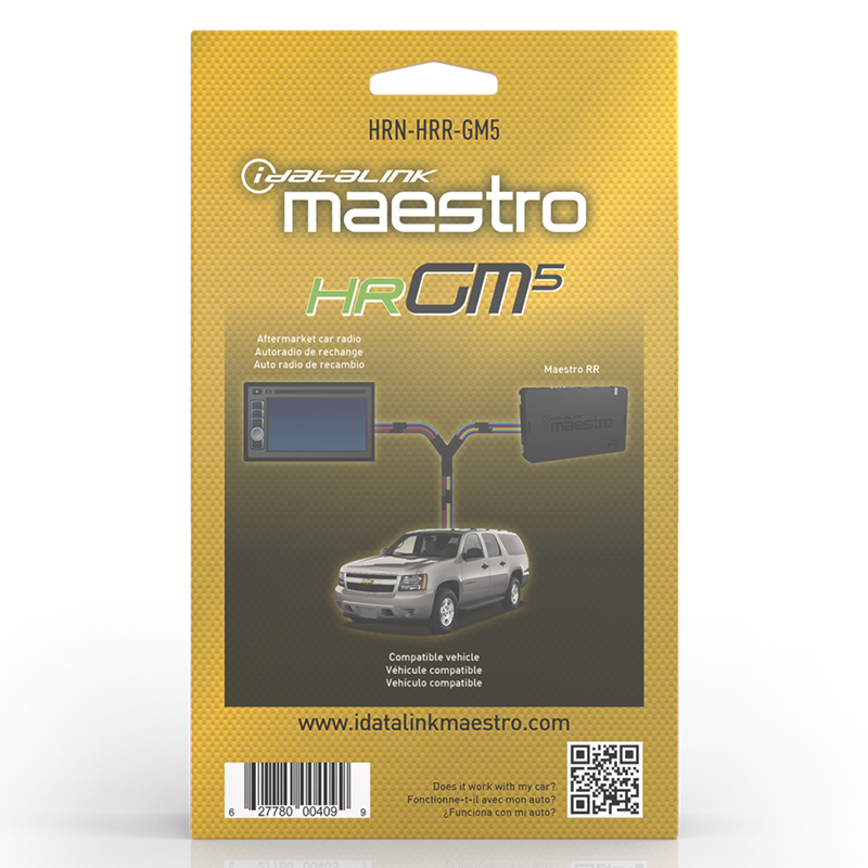 iDatalink Maestro HRN-HRR-GM5 Radio Replacement T-Harness with Chime Speaker for Select GM Vehicles - image 2