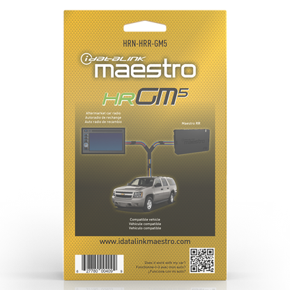 iDatalink Maestro HRN-HRR-GM5 Radio Replacement T-Harness with Chime Speaker for Select GM Vehicles - image 2