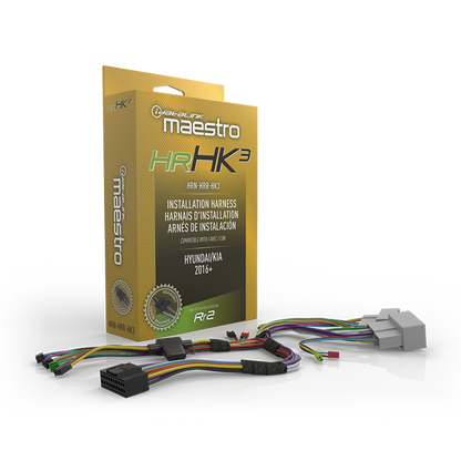 iDatalink Maestro HRN-HRR-HK3 RR2 Radio Replacement T-Harness for Select Hyundai & Kia Vehicles