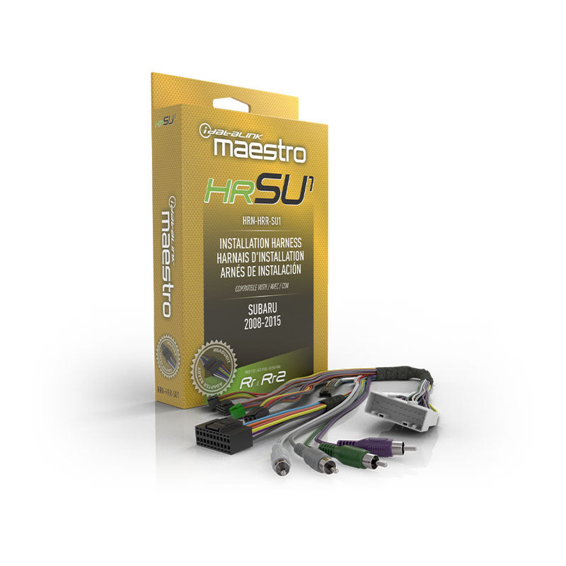 iDatalink Maestro HRN-HRR-SU1 Radio Replacement T-Harness for Select 2008-2015 Subaru Vehicles - image 2