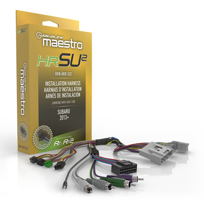 iDatalink Maestro HRN-HRR-SU2 Radio Replacement T-Harness for Select Subaru, Scion & Toyota Vehicles