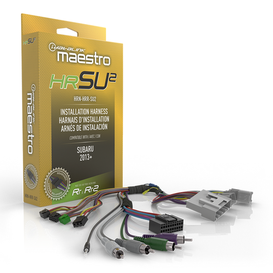 iDatalink Maestro HRN-HRR-SU2 Radio Replacement T-Harness for Select Subaru, Scion & Toyota Vehicles