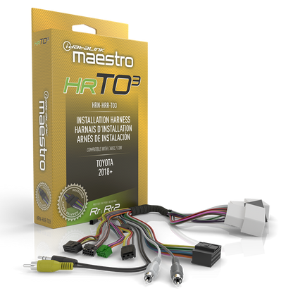 iDatalink Maestro HRN-HRR-TO3 Radio Replacement T-Harness for Select 2018-Up Toyota Vehicles
