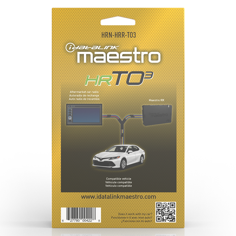 iDatalink Maestro HRN-HRR-TO3 Radio Replacement T-Harness for Select 2018-Up Toyota Vehicles - image 2