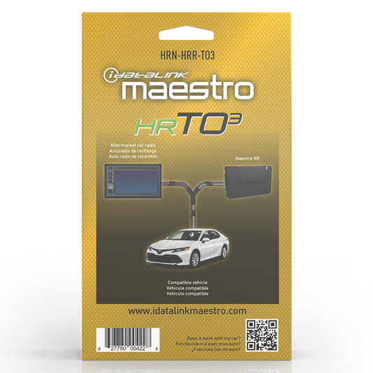 iDatalink Maestro HRN-HRR-TO3 Radio Replacement T-Harness for Select 2018-Up Toyota Vehicles - image 2