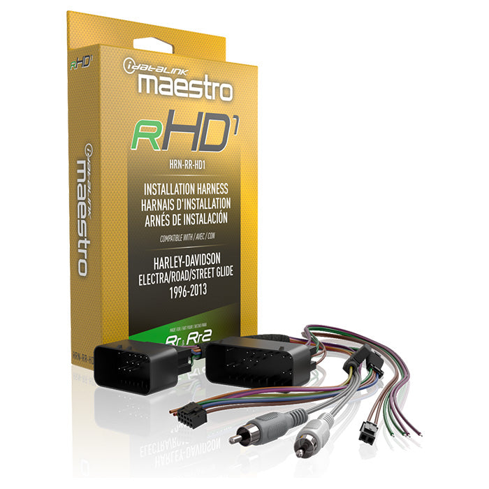 iDatalink Maestro HRN-RR-HD1 Radio Replacement T-Harness for Select 2006-2013 Harley-Davidson