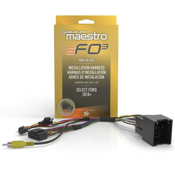 iDatalink Maestro HRN-SR-FO3 Radio Replacement T-Harness for Select Late-Model Ford Vehicles