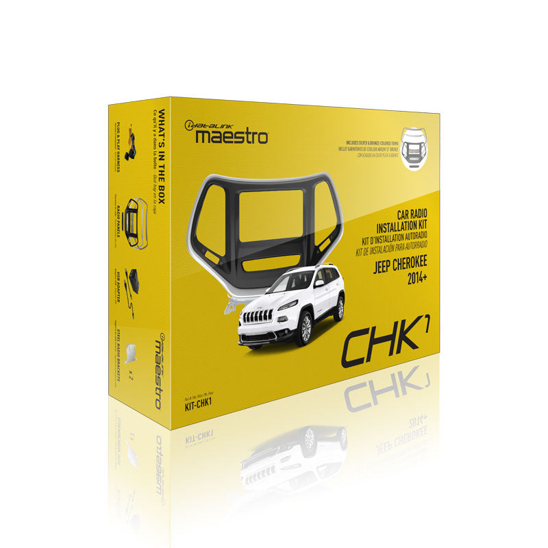 iDatalink Maestro KIT-CHK1 Dash Kit & T-Harness for 2014-2023 Jeep Cherokee