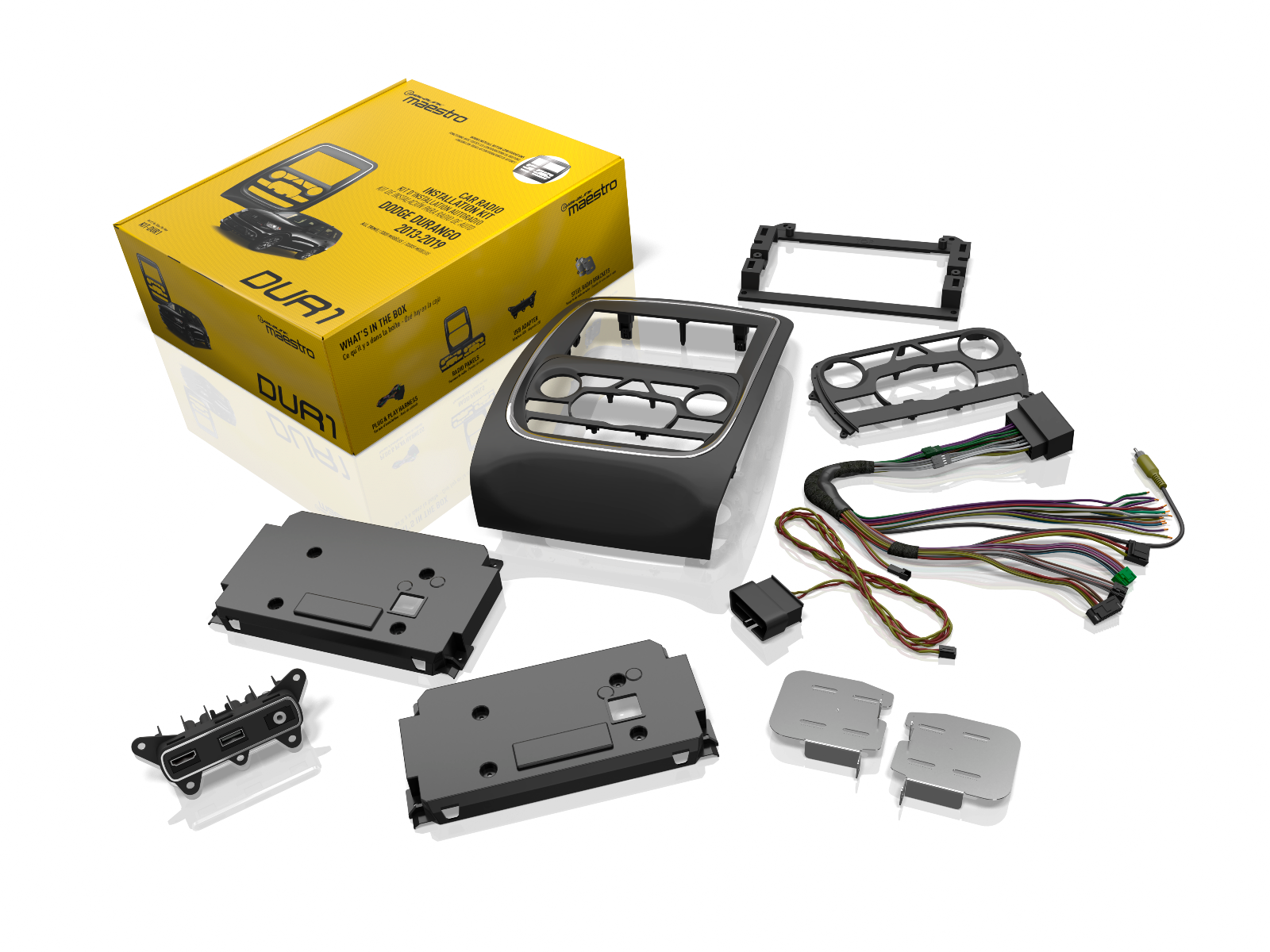 iDatalink Maestro KIT-DUR1 Dash Kit & Installation Harness for 2014-2020 Dodge Durango - image 2