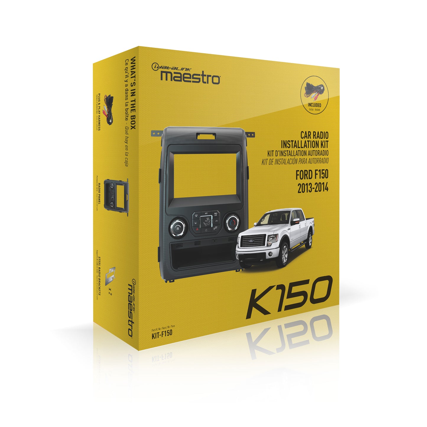 iDatalink Maestro KIT-F150 Dash & Wiring Kit for 2013-2014 Ford F-150 with 4.3-Inch MyFord Radio