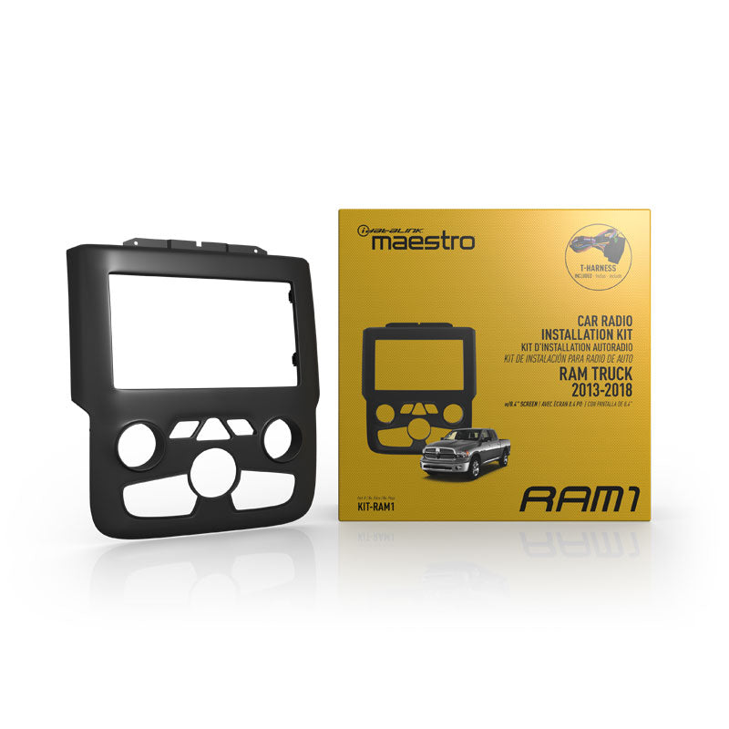 iDatalink Maestro KIT-RAM1 Radio Replacement Kit for Select 2013-2023 Ram Trucks with 8.4-Inch Screen