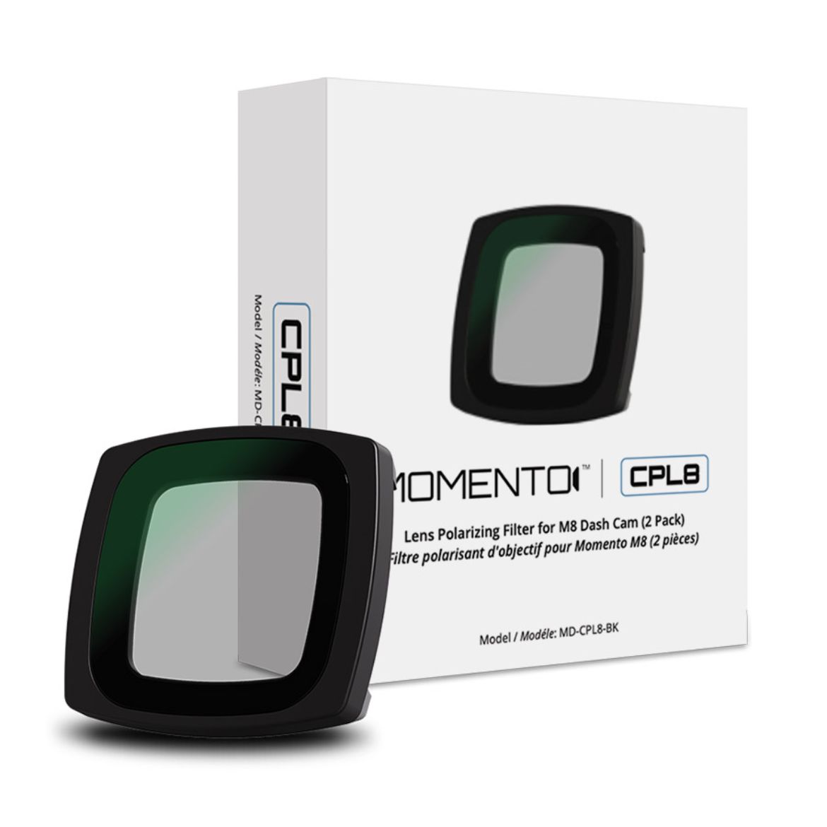 Momento MD-CPL8-BK M8 CPL filter 2-pack