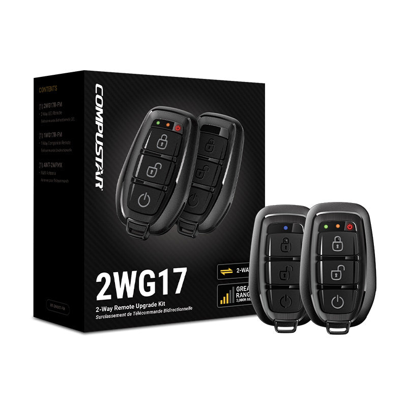 Compustar RF-2WG17-FM 2 Way 3B LED FM RF Kit 3000' Range