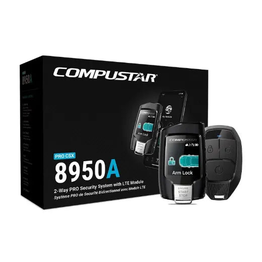 Compustar PRO CSXP8950-A Q9 2-Way Alarm System + LTE