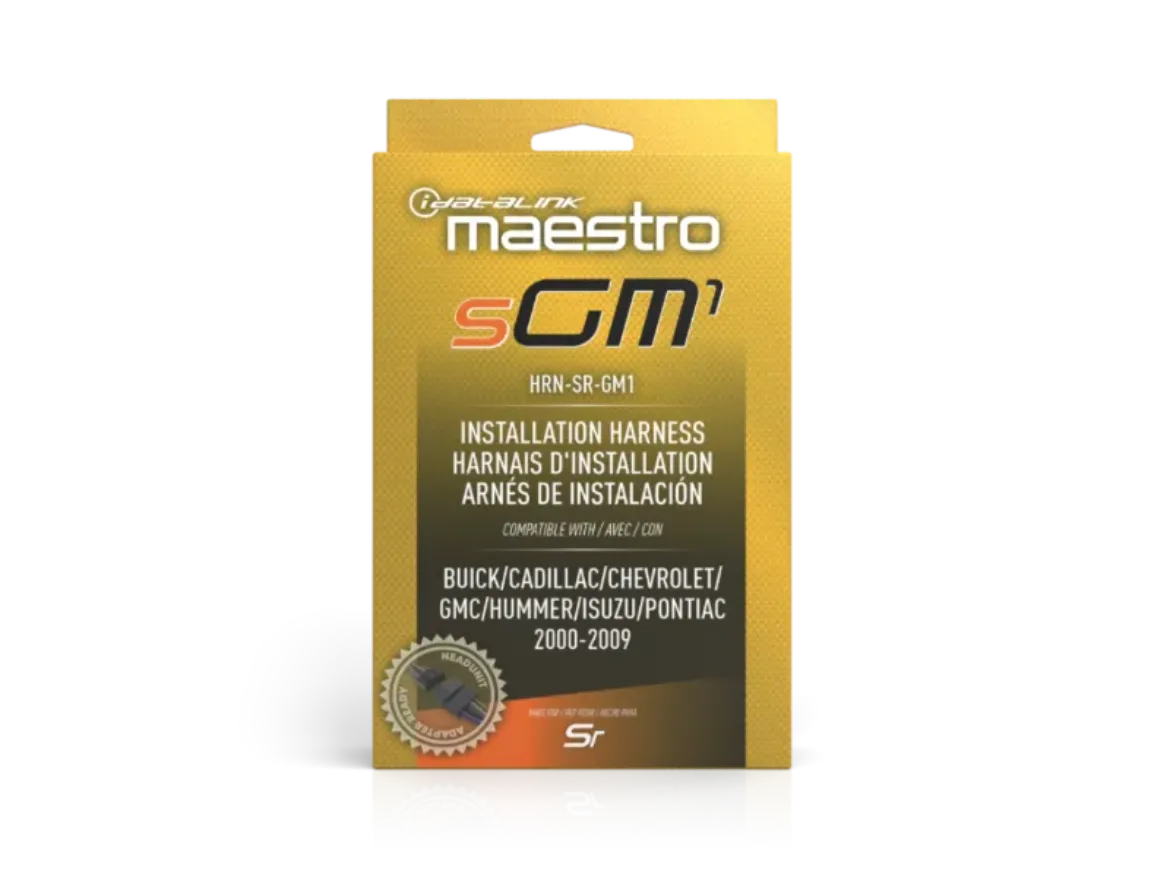 iDatalink Maestro HRN-SR-GM1 radio replacement T-harness