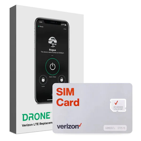 DroneMobile X1-VZW-SIM X1 Verizon LTE SIM Card