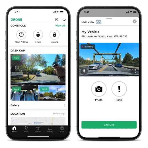 DroneMobile XC2-LTE 2K LTE Dash Camera with GPS & Wi-Fi