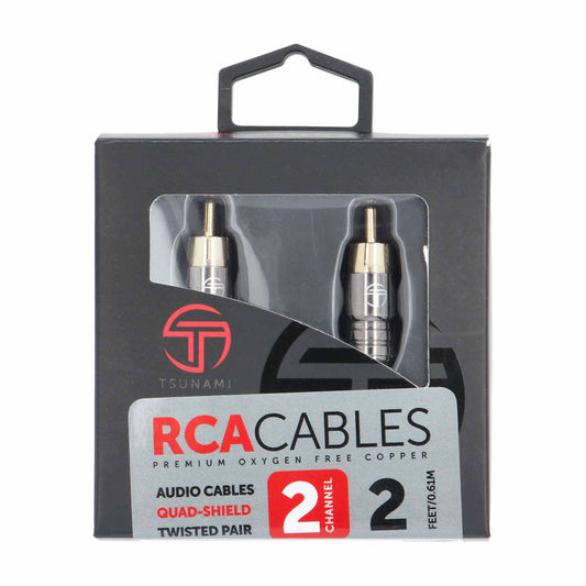 Metra TSX-RCA2 TSX 2-Channel 2 ft RCA Interconnect Cable