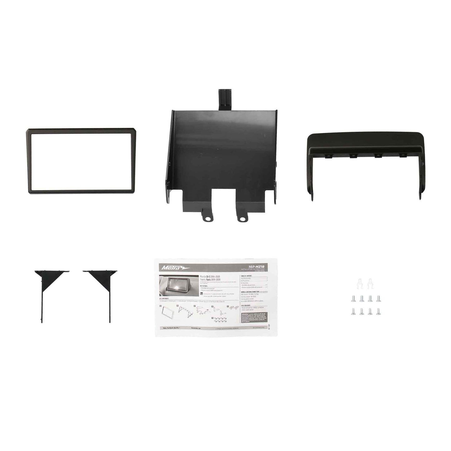 Metra 107-MZ1B Radio Dash Kit for Mazda CX-3 2016-2020 Toyota Yaris 2019-2020
