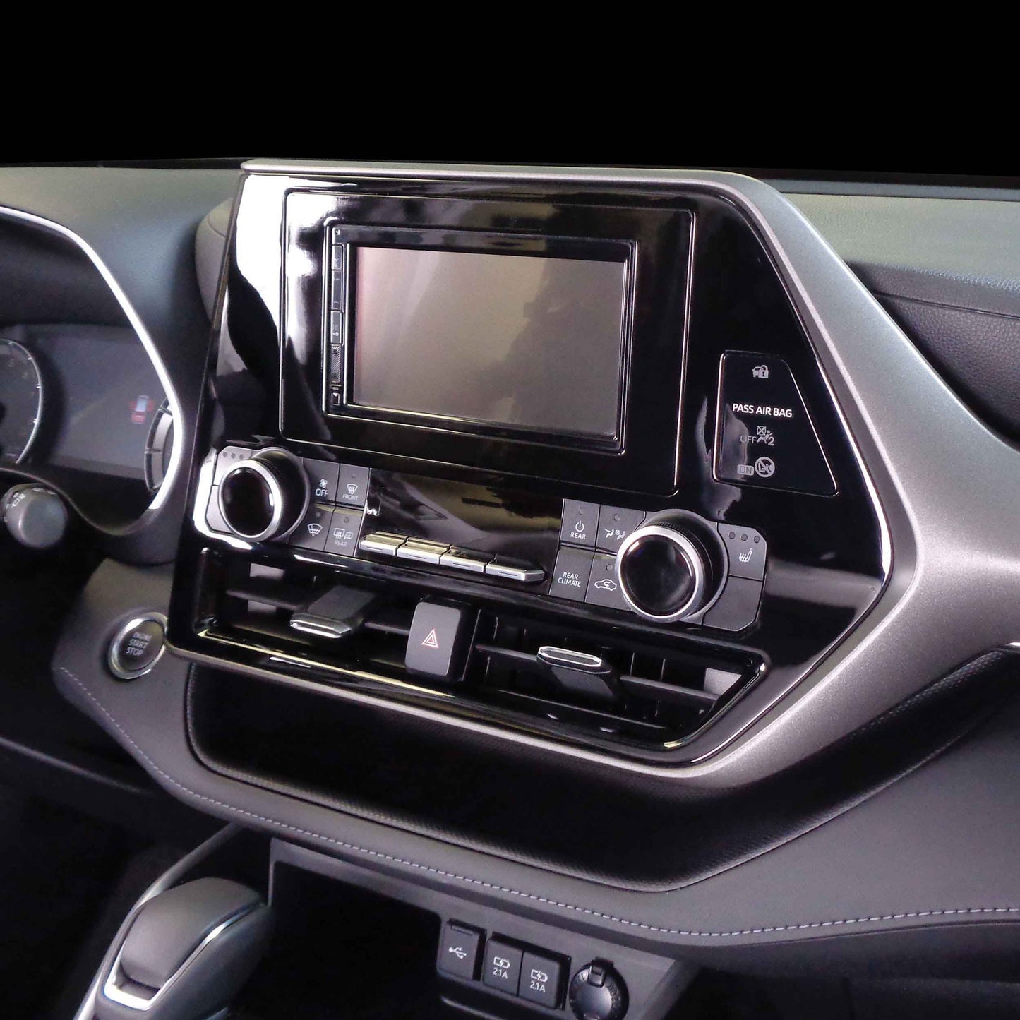 Metra 107-TO7HG Radio Dash Kit for Toyota Highlander 2020-2023 Gloss Black
