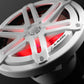 JL Audio M3-770X-S-Gw-i 7.7-inch Marine Coaxial Speakers, White Sport Grilles, RGB LEDs 93523