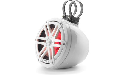 JL Audio M3-650VEX-Gw-S-Gw-i 6.5-inch RGB LED Tower Coaxial System, White Sport Grilles 93402