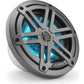 JL Audio M3-650X-S-Gm-i 6.5-inch RGB LED Marine Coaxial Speakers, Gray Sport Grilles 93513