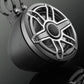 JL Audio M6-650VEX-Mb-S-GmTi 6.5-inch Tower Coaxial Speakers, Titanium Sport Grilles 93413