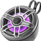 JL Audio M6-650VEX-Mb-S-GmTi-i 6.5-inch Lighted Tower Coaxial Speakers, Titanium Sport Grilles 93411