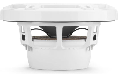 JL Audio M3-650X-C-Gw 6.5-inch Marine Coaxial Speakers, White Classic Grilles 93511