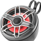 JL Audio M6-650VEX-Mb-S-GmTi-i 6.5-inch Lighted Tower Coaxial Speakers, Titanium Sport Grilles 93411
