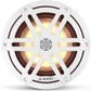 JL Audio M3-650X-S-Gw-i 6.5-inch RGB LED Marine Coaxial Speakers, White Sport Grilles 93515