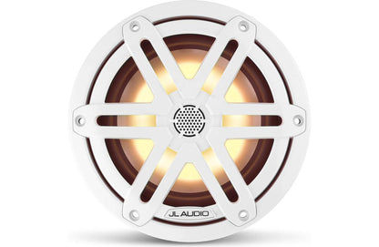 JL Audio M3-650X-S-Gw-i 6.5-inch RGB LED Marine Coaxial Speakers, White Sport Grilles 93515