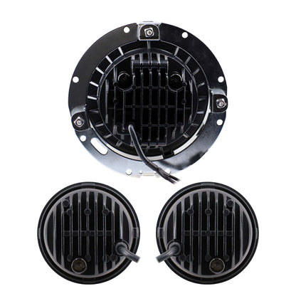 Metra BC-706RGBKT 7 Inch RGB Headlight and 4.5 Inch Aux Kit