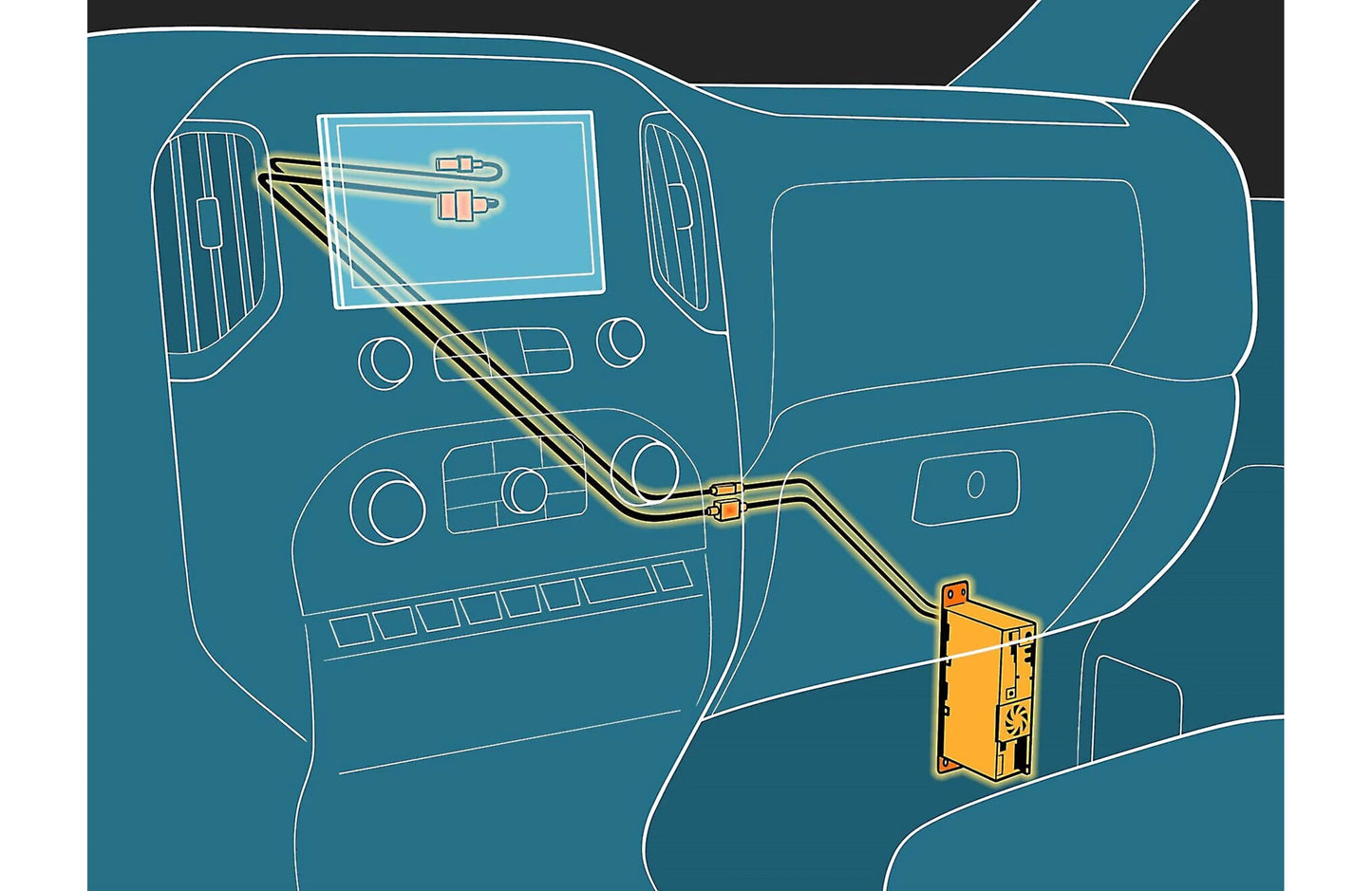 Kenwood eXcelon Reference DAX800XR 8" HD Direct-Fit Multimedia Receiver