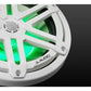 JL Audio M3-770X-S-Gw-i 7.7-inch Marine Coaxial Speakers, White Sport Grilles, RGB LEDs 93523